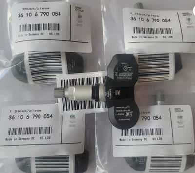 (4)TPMS Tire Pressure Monitoring Sensor 36106790054 For BMW X3 X5 Z4 Mini 433Mhz - Imagem 1 de 4