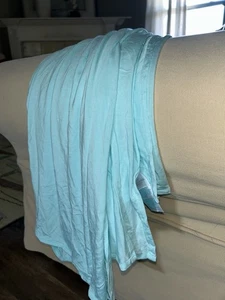 Posh Peanut Baby Blanket Bamboo Teal BUTTERY SOFT - Picture 1 of 4