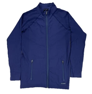 Giacca Jaanuu blu scrub full zip usata in ottime condizioni - taglia L - Foto 1 di 10