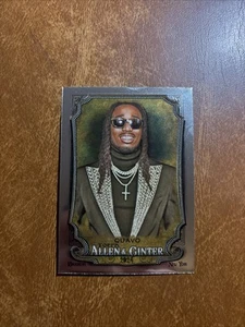 QUAVO 2024 TOPPS ALLEN & GINTER RAPPER CHROME REFRACTOR - Picture 1 of 3
