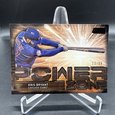 2017 Stadium Club #PZ-KB Kris Bryant Power Zone Card Chicago Cubs - Image 1 of 4