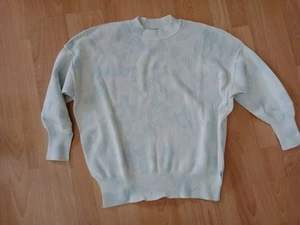 Abercrombie & Fitch Pullover Weiss Blau Melliert Größe M - Bild 1 von 7