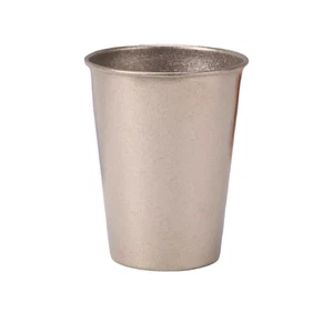 Rustproof Metal Beverage Mug Portable Drinkware For Camping Picnics Travel - Picture 1 of 14