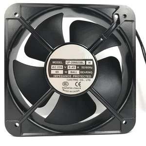 Do FULLTECH UF-206023BL H AC 230V 0.45A 20060 Rama aluminiowa Wentylator chłodzący 2-przewodowy - Zdjęcie 1 z 2