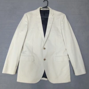 J Crew Ludlow Men’s 40L Lined Cotton Beige Sport Coat Blazer Jacket - Picture 1 of 13