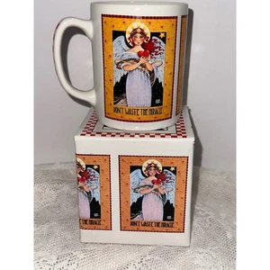 Mary Engelbreit Angel Heart Mug Don't Waste The Miracle Coffee Cup Oz - Picture 1 of 2