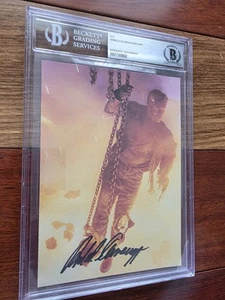 ARNOLD SCHWARZENEGGER SIGNED 5X7 PHOTO TERMINATOR ENCAPSULATED BECKETT BAS - Picture 1 of 2
