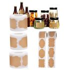 DIY Kitchen Jam Bottle Package Spice Labels Stickers Tags Gifts Box Decor