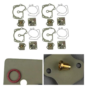 For Johnson Evinrude 4-PACK V4 Looper Carburetor Rebuild Kit 120 130 135 140 2gJ - Picture 1 of 12