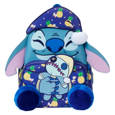 Mochila Loungefly Disney SDCC Edición Limitada Puntada para Dormir Brillo Exclusiva Foto 1 de 4