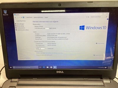 DELL Inspiron 15 Intel CELERON N2830 2.16GHz 500GB HDD 4GB RAM 15.6" No Battery - Image 1 of 4