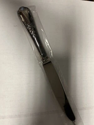 Cuchillo de cena Christofle France Marly plateado - 9 3/4" - con envoltorio de plástico Foto 1 de 3