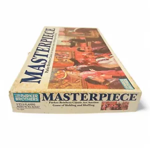 Parker Brothers 1987 MASTERPIECE Classic Art Auction & Bidding Game Incomplete - Picture 1 of 23