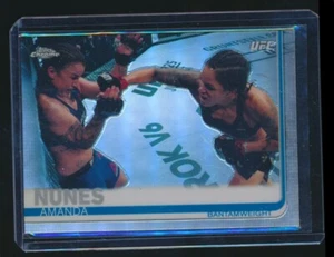 2019 TOPPS CHROME REFRACTOR AMANDA NUNES - Picture 1 of 1