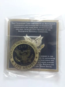 2015 Republican National Committee Life Member Challenge Coin Reince Priebus - Bild 1 von 4