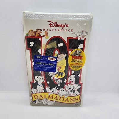 VHS Sealed 101 Dalmatians Disney Buena Vista Entertainment Watermark 1961 Movie - Image 1 of 4