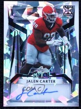 2023 Leaf Metal Silver Crystals 5/7 Jalen Carter #BA-JC1 Rookie Auto RC
