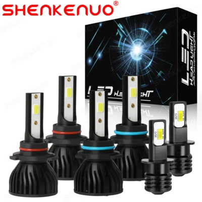 For Dodge Intrepid 1998-2004 combo LED Headlight High Low Beam + Fog Bulbs Kit - Image 1 of 4