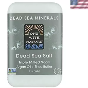 Ethically Made Dead Sea Salt Soap Collection - 7 Ounces, 6 Bars - Spa Quality - Picture 1 of 3