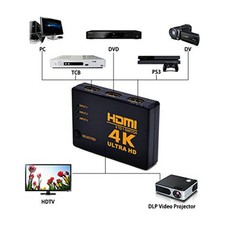 4K Ultra HD 3Way HDMI Switch Splitter HDTV Auto 3 Port IN 1 OUT Remote Control