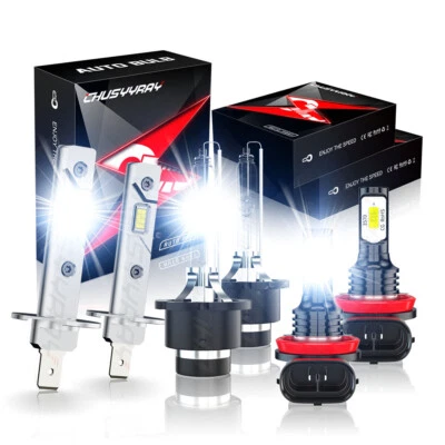 Faro antiniebla LED H1+D2S+H11 para Jaguar X-Type 2004 2005 2006 2007 2008 Foto 1 de 4