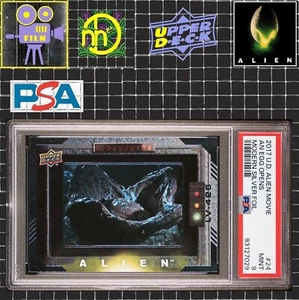 2017 Upper Deck Alien Movie - Silver Foil 24 - An Egg Opens - PSA 9 MINT - Picture 1 of 4