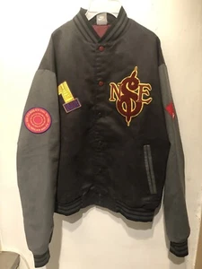 Vintage Nike Bomber Varsity Jacket Large 90s Y2k 00s M baseball - Picture 1 of 6