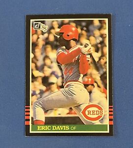1985 Donruss Eric Davis #325 Rookie Baseball Card Sharp Cincinnati Reds