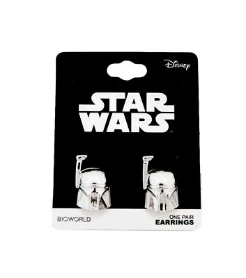 Pendientes Casco Star Wars Boba Fett Cazarrecompensas Foto 1 de 4