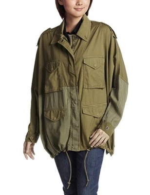 $378 NUEVO DIESEL G-IVA-A Chaqueta Cazadora/Verde Talla Pequeña Gran Tamaño Capa Fit Parka  Foto 1 de 4