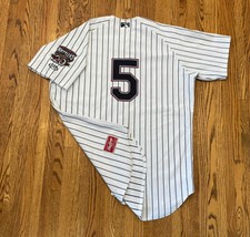 2014 Wisconsin Timber Rattlers Rawlings Game Used Worn MILB Baseball Jersey #5