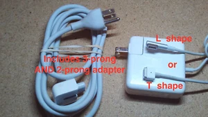 USED Genuine Apple Charger for WHITE MacBook: magnetic 60W 16.5v 3.65a MagSafe1 - Picture 1 of 3