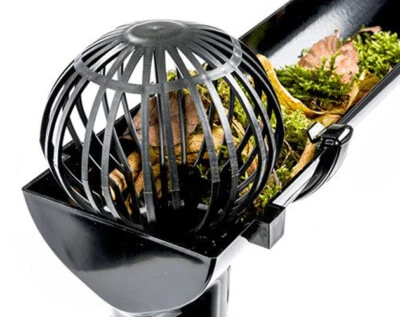 2x Drainpipe Cover Guard Leaf Filter Downpipe Gutter Debris Moss Protection - Image 1 of 4