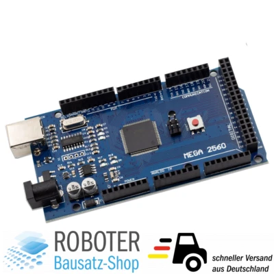 MAKERMIND MEGA 2560 R3 Arduino kompatibler Mikrokontroller Board Atmel ATmega2560 CH340G