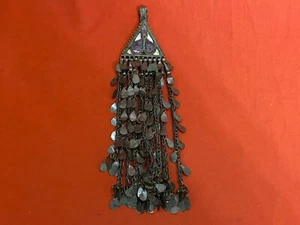 ANTIQUE OLD ALBANIA ORNAMENT WITH GEMESTONE DECORATED FOLK WEAR #0902 - Picture 1 of 7