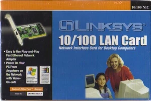 Brand New and cheapest Linksys 10/100 Lan Card - Picture 1 of 1