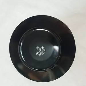 Arcoroc Plates Arcoroc France black floral ceramic plates blue bird plates x 4 - Picture 1 of 18