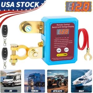 12V 240A Kill Switch For Car Remote Battery Disconnect Switch with Led Display - Picture 1 of 16