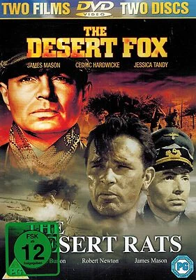 DOPPEL-DVD NEU/OVP - Rommel der Wüstenfuchs / Die Wüstenratten - 2 Filme - Bild 1 von 4