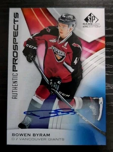 2019-20 Upper Deck CHL SPGU Hockey Bowen Byram Authentic Prospects Auto - Picture 1 of 2