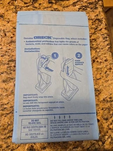 Paquete de 5 bolsas de vacío Oreck XL serie comercial PK8000 2000 8000 9000 ENVÍO GRATUITO - Imagen 1 de 3