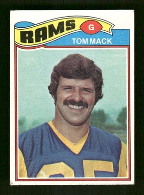1977 Topps #265 Tom Mack VG/EX Very Good/Excellent Rams BXCP21 - Image 1 of 2