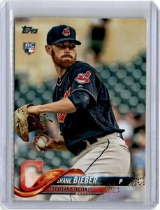 Aggiornamento Topps 2018 #US198 Shane Bieber RC Cleveland Indians Rookie - Foto 1 di 1