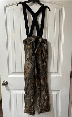 Gander Mountain Bib Overalls Boys L Real-tree Camo Insulated Hunting Youth Kids - Image 1 of 4
