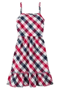 GYMBOREE kariertes Rüschenkleid - American Cutie - Größe M - Bild 1 von 15