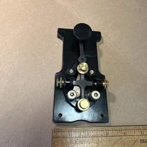 Vintage J-37 Military Telegraph Key Code Device Bakelite Type Base Near Mint - Photo 1/10