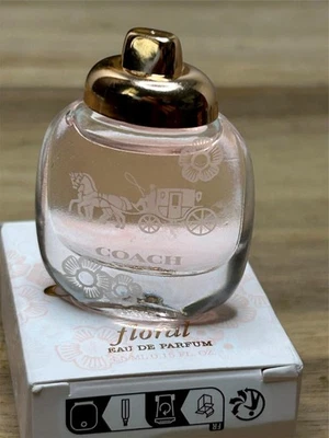 COACH New York FLORAL Eau De Parfum 0.15 OZ 4.5 ml MINI SPLASH Nuevo en Caja Foto 1 de 3