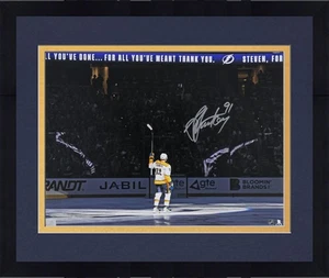 Framed Steven Stamkos Predators Signed 16x20 Return to Tampa Bay Crowd Photo - Picture 1 of 1