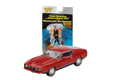 Mini-GT 1:64 FORD MUSTANG MACH1 DIAMONDS ARE FOREVER 007 JAMES BOND ENGLISH 1971 - Image 1 of 4