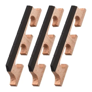 3 Stück Banjo Ponticello Ersatzsteg Holzteile Zubehör - Bild 1 von 12